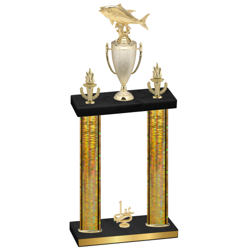 Double Gold Glacier First Place Fishing Trophy