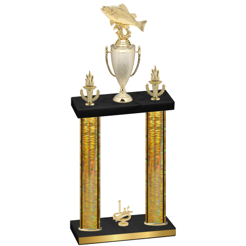 Double Gold Glacier First Place Fishing Trophy