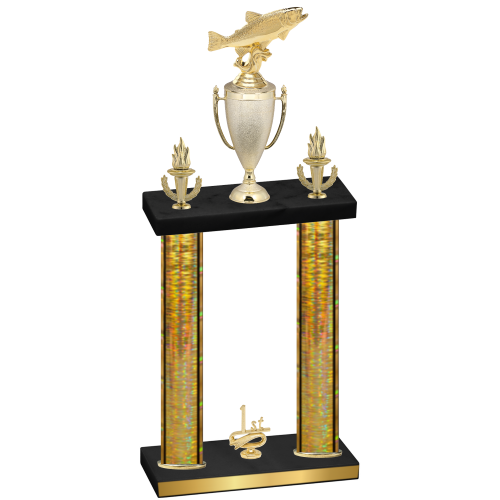 Double Gold Glacier First Place Fishing Trophy