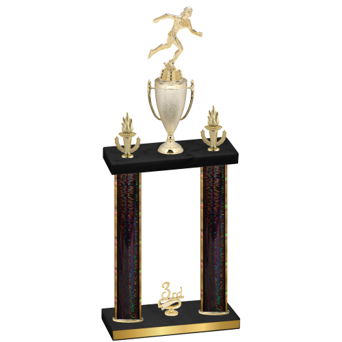 Double Black Glacier Third Place Running Trophy
