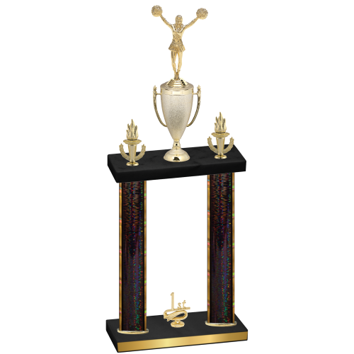 Double Black Glacier First Place Cheerleading Trophy