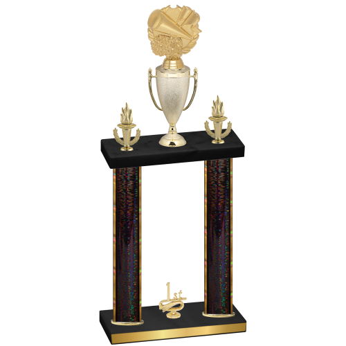 Double Black Glacier First Place Cheerleading Trophy