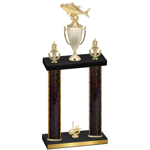 Double Black Glacier First Place Fishing Trophy