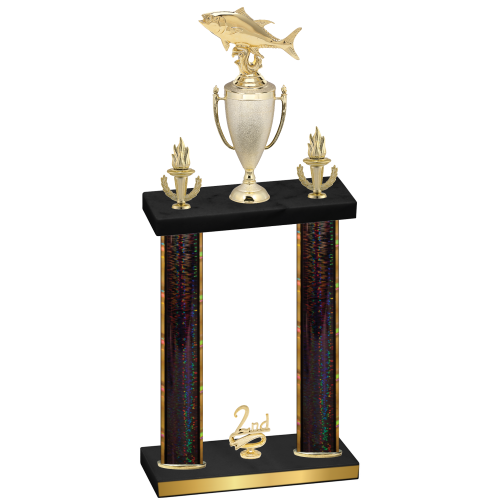 Double Black Glacier Second Place Fishing Trophy
