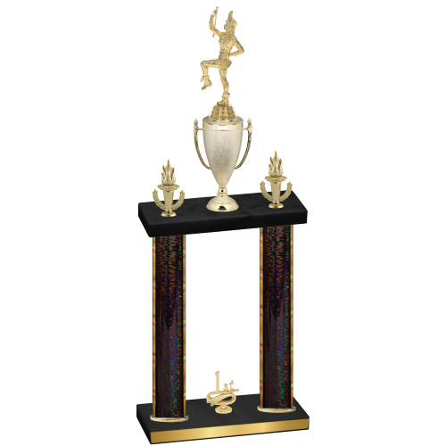 Double Black Glacier First Place Majorette Trophy