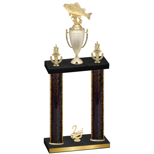 Double Black Glacier Second Place Fishing Trophy