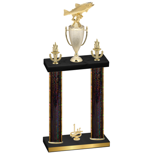 Double Black Glacier First Place Fishing Trophy
