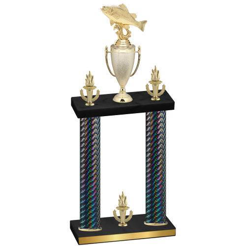Double Black Carbon Fiber Victory Fishing Trophy