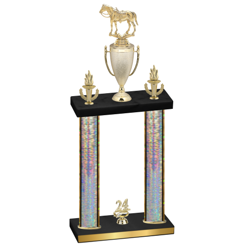 Double Silver Glacier Year Horses Trophy