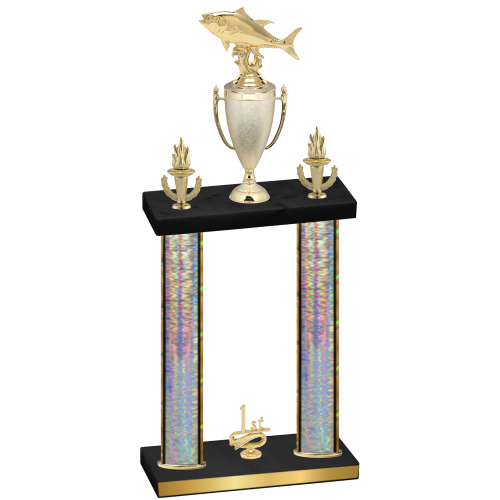 Double Silver Glacier First Place Fishing Trophy