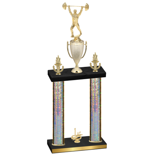 Double Silver Glacier First Place Weights Trophy
