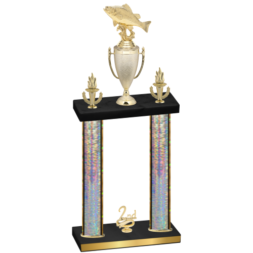 Double Silver Glacier Second Place Fishing Trophy