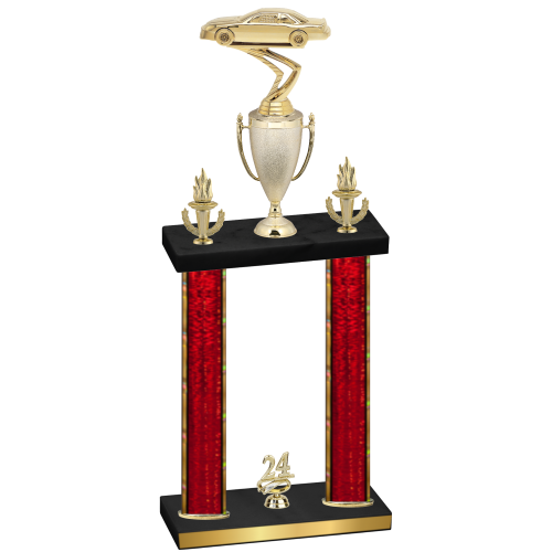 Double Red Glacier Year Cars Trophy