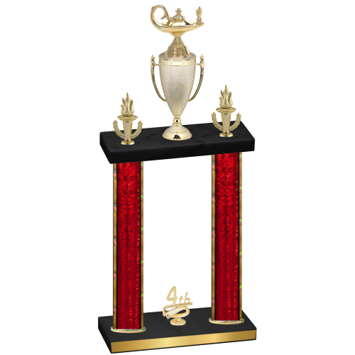 Double Red Glacier Fourth Place Academics Trophy