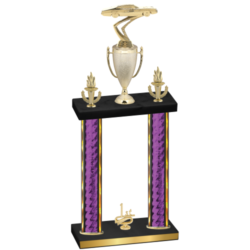 Double Purple Glacier First Place Cars Trophy