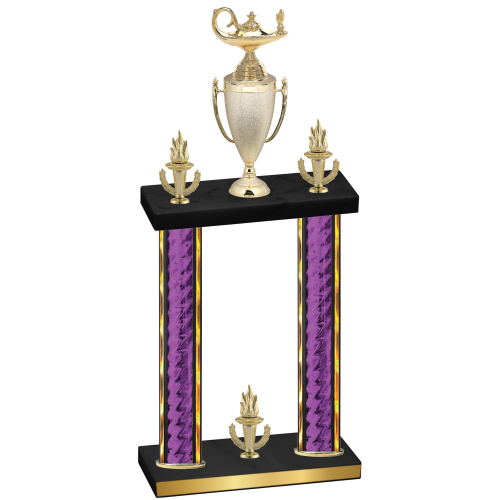 Double Purple Glacier Victory Academics Trophy