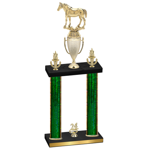 Double Green Glacier Year Horses Trophy