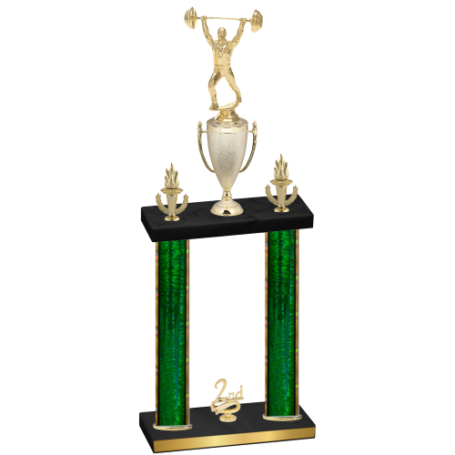 Double Green Glacier Second Place Weights Trophy