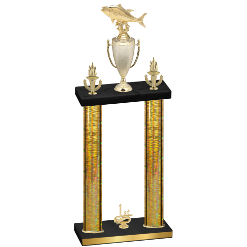 Double Gold Glacier First Place Fishing Trophy