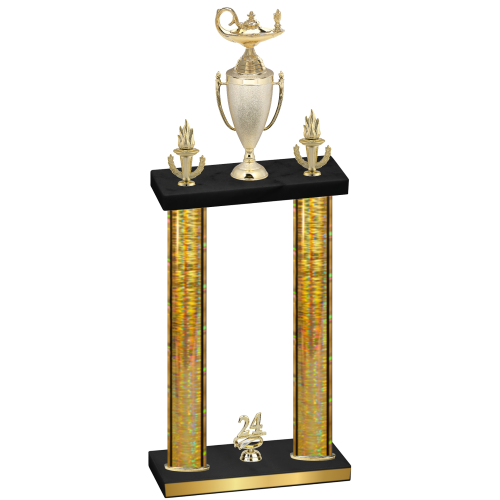 Double Gold Glacier Year Academics Trophy