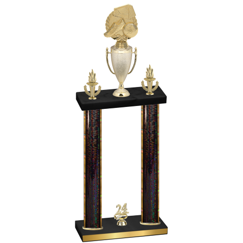 Double Black Glacier Year Soccer Trophy
