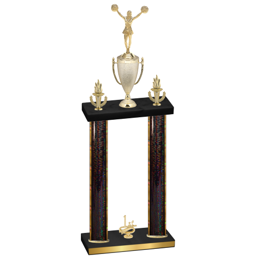Double Black Glacier First Place Cheerleading Trophy