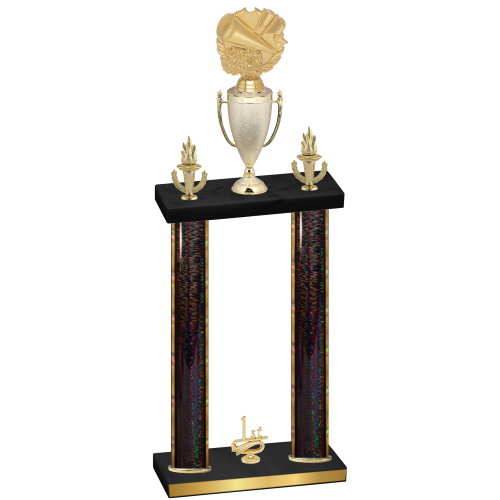 Double Black Glacier First Place Cheerleading Trophy