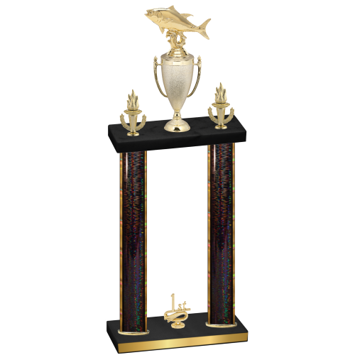 Double Black Glacier First Place Fishing Trophy
