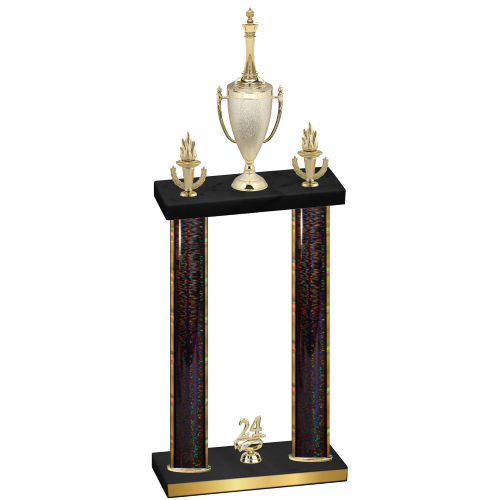 Double Black Glacier Year Chess Trophy