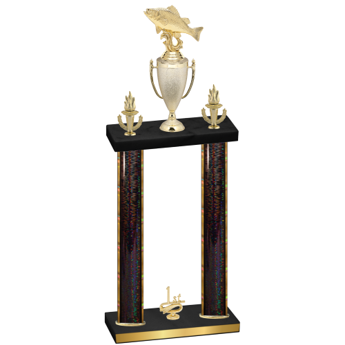 Double Black Glacier First Place Fishing Trophy