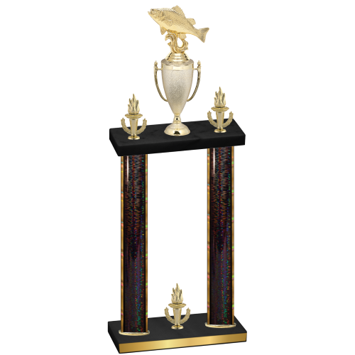 Double Black Glacier Victory Fishing Trophy