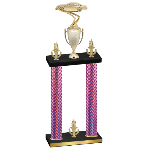 Double Pink Carbon Fiber Victory Cars Trophy