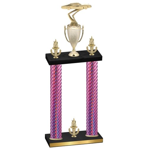 Double Pink Carbon Fiber Victory Cars Trophy