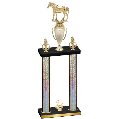 Double Silver Glacier Second Place Horses Trophy