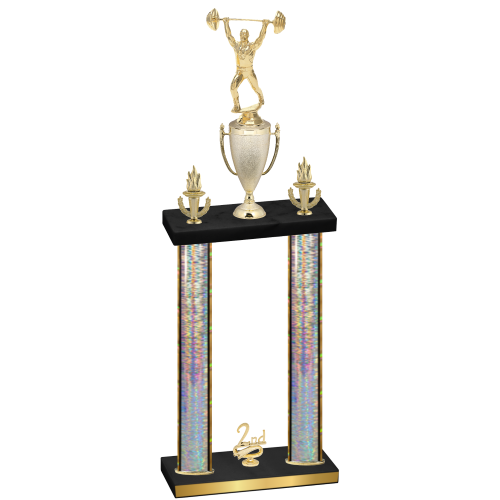 Double Silver Glacier Second Place Weights Trophy