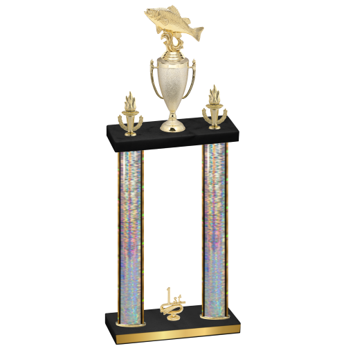 Double Silver Glacier First Place Fishing Trophy