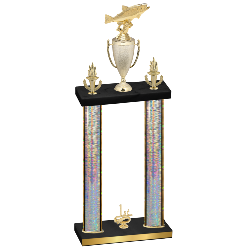 Double Silver Glacier First Place Fishing Trophy