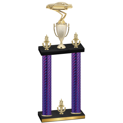 Double Purple Carbon Fiber Victory Cars Trophy