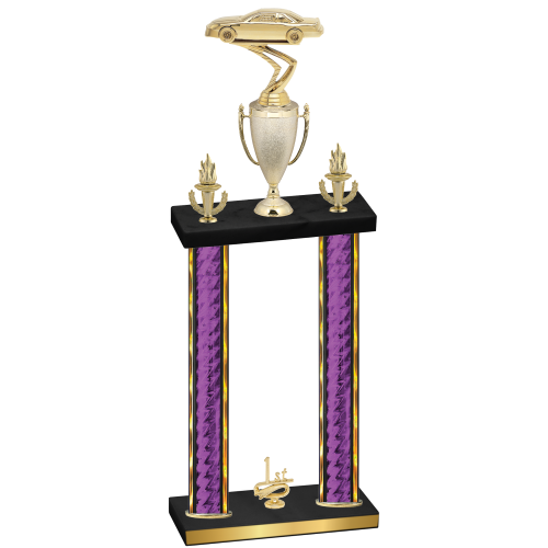 Double Purple Glacier First Place Cars Trophy