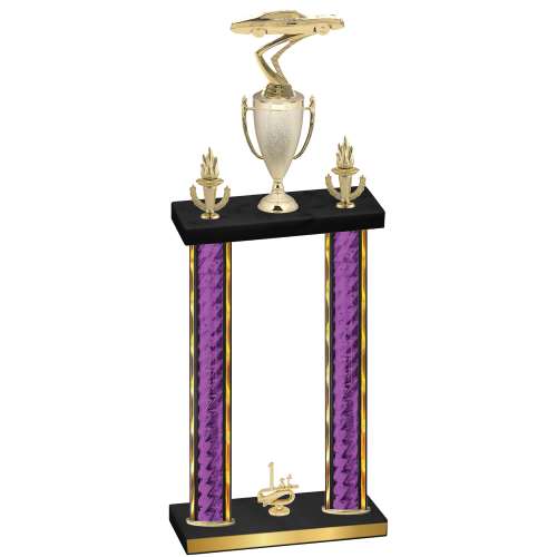 Double Purple Glacier First Place Cars Trophy