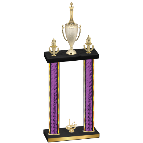 Double Purple Glacier First Place Chess Trophy