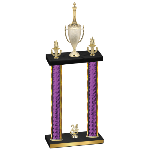 Double Purple Glacier Year Chess Trophy