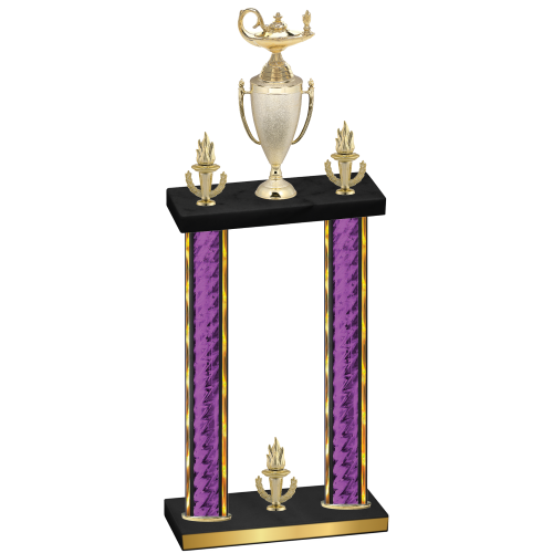Double Purple Glacier Victory Academics Trophy