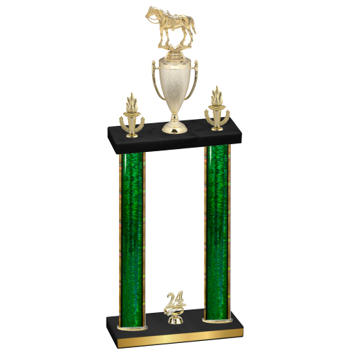 Double Green Glacier Year Horses Trophy