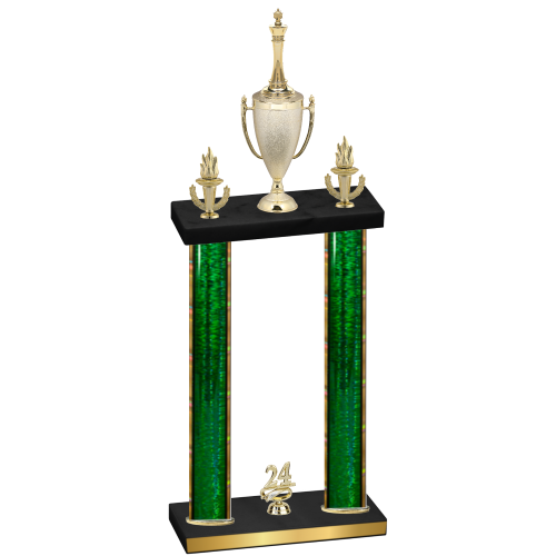 Double Green Glacier Year Chess Trophy