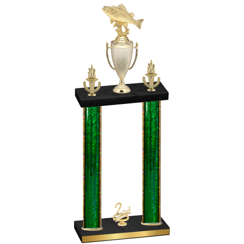 Double Green Glacier Second Place Fishing Trophy