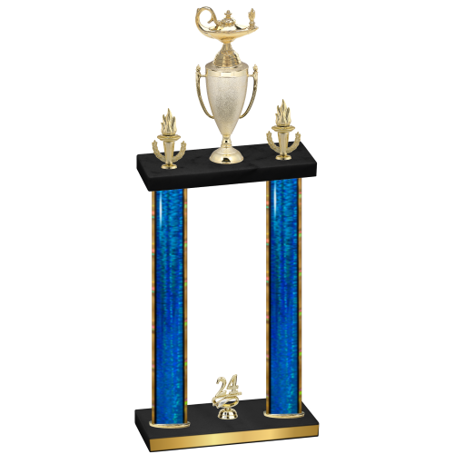 Double Blue Glacier Year Academics Trophy