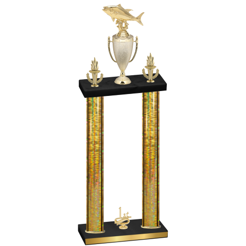 Double Gold Glacier First Place Fishing Trophy