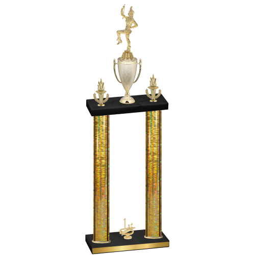 Double Gold Glacier First Place Majorette Trophy