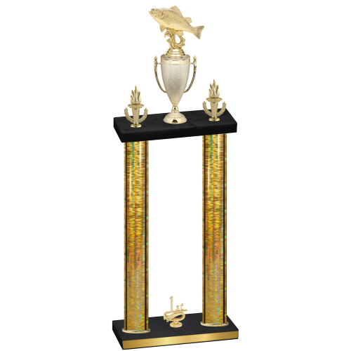 Double Gold Glacier First Place Fishing Trophy